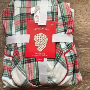 Target Wondershop Christmas Pajamas - Family Sleep Sets Women’s 4X